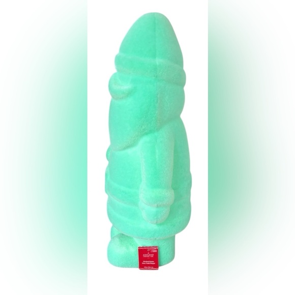 NWT large flocked Santa Christmas Xmas free standing - Picture 4 of 6